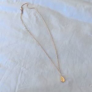 SOLD Gold Charm Necklace